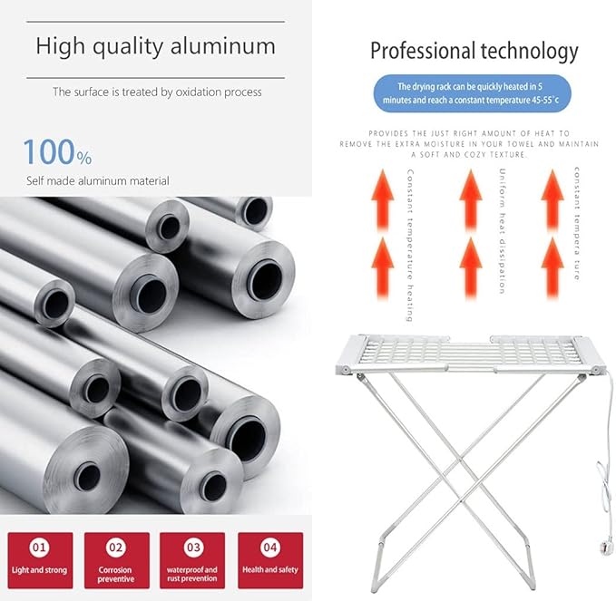 Elektrikli Isıtmalı Çamaşır Askılığı