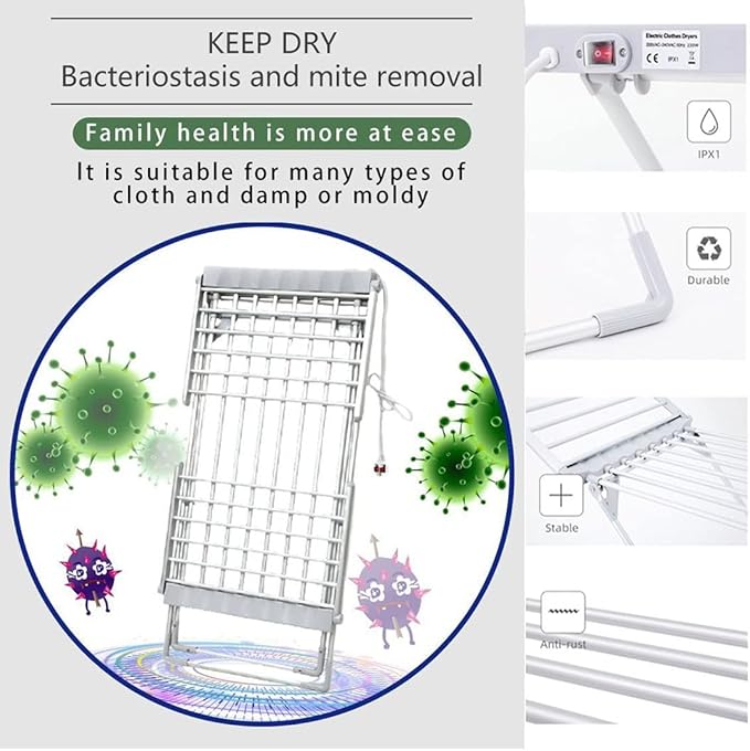 Elektrikli Isıtmalı Çamaşır Askılığı